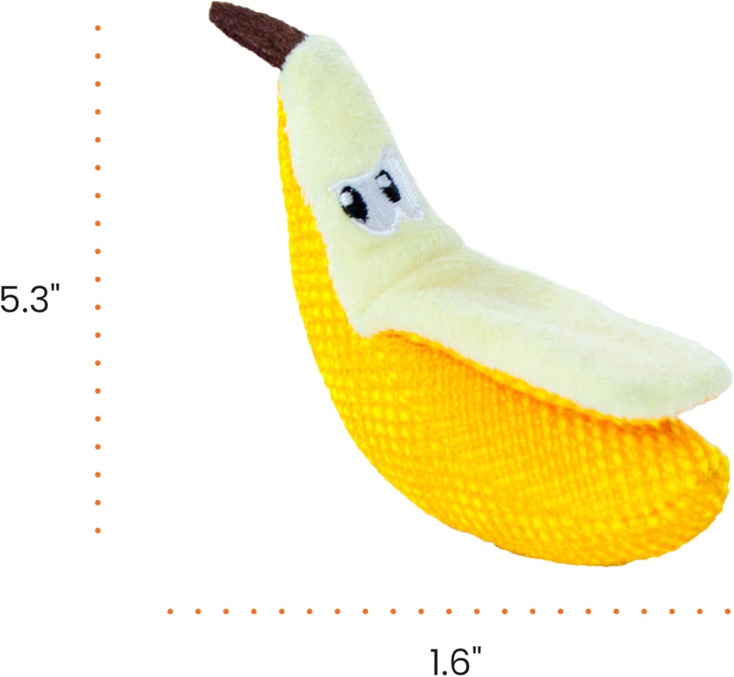 Petstages Dental Banana Catnip Cat Chew Toy