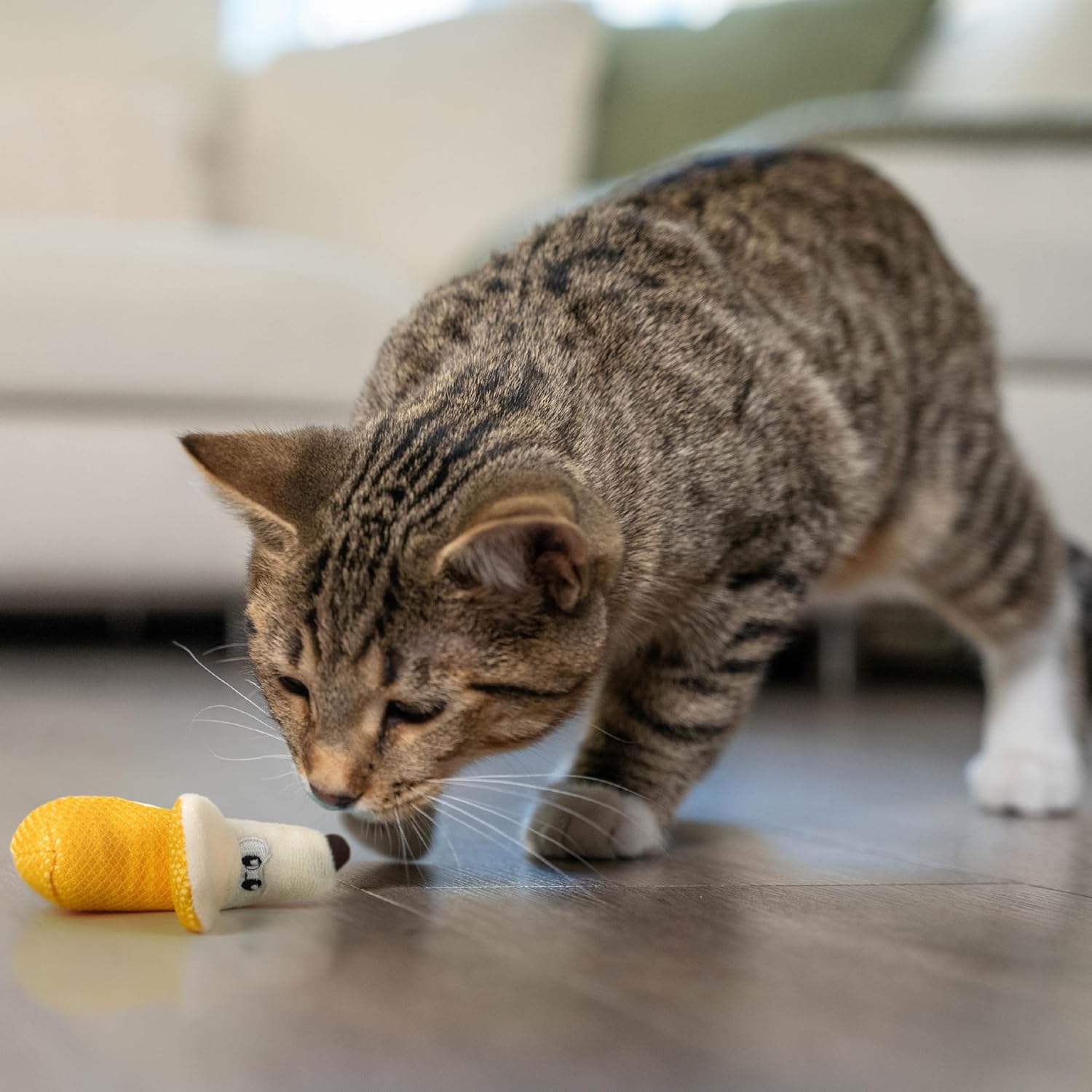 Petstages Dental Banana Catnip Cat Chew Toy