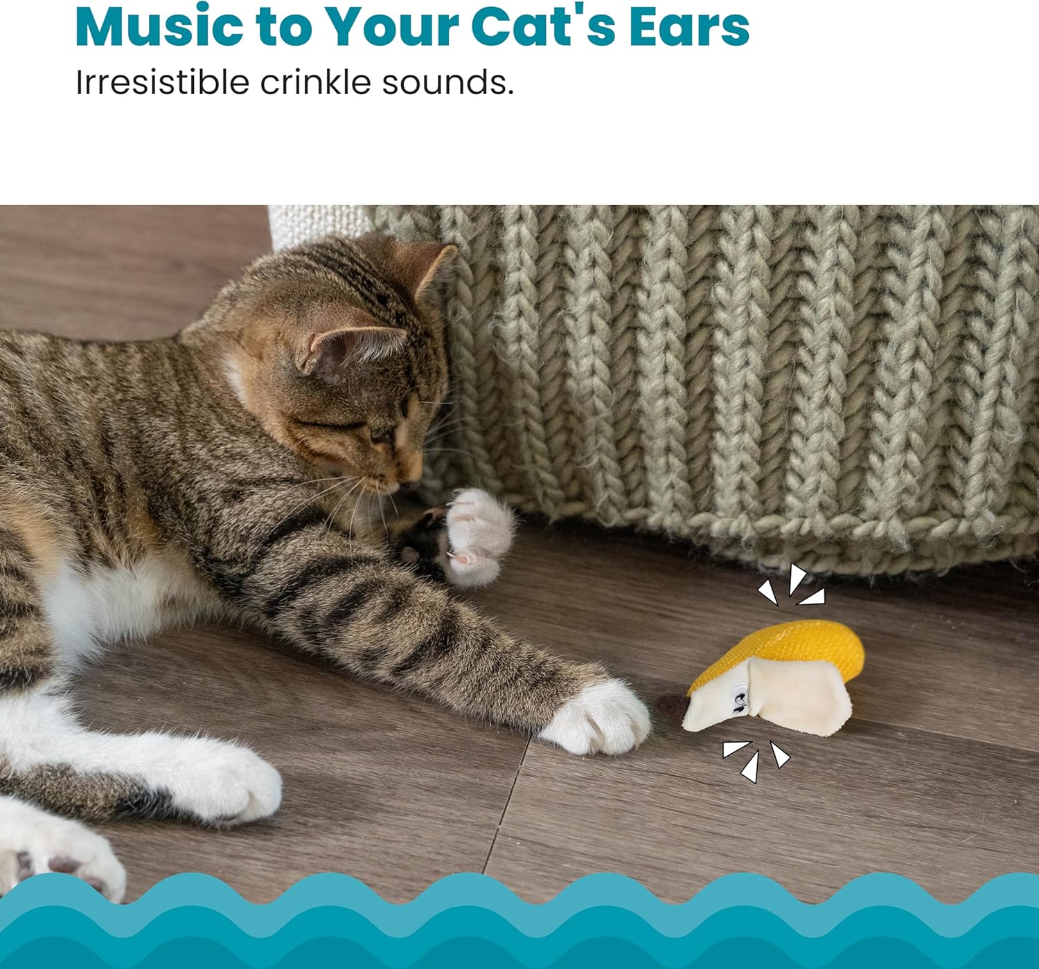 Petstages Dental Banana Catnip Cat Chew Toy
